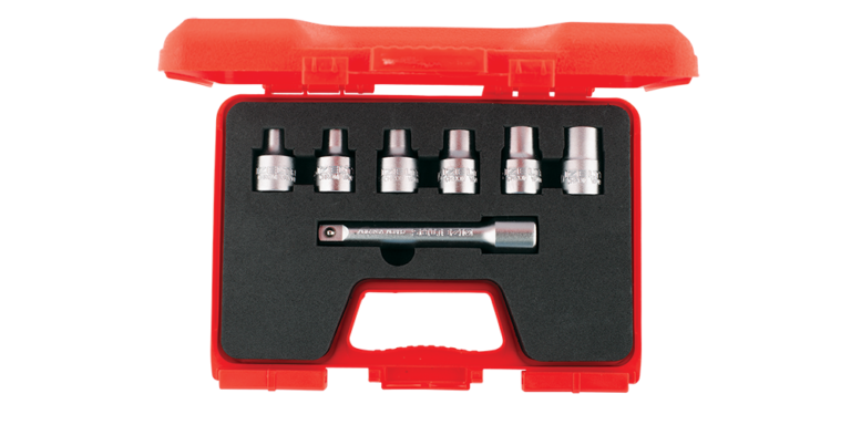 TORX LOKMA ANAHTAR TAKIMI 1/2 7 PRC+ARA KOL 125mm